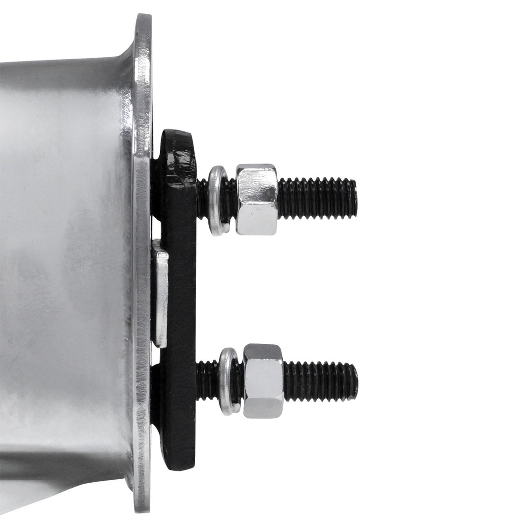 30" Chrome Heavy Duty Mud Flap Hangers - 2" Bolt Pattern (Pair)