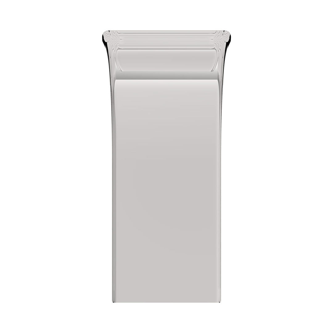 80" 430 Stainless Steel (16ga) Roll Formed Edge Smooth Half Fender/Long Drop - Stainless Steel Series (Pair)