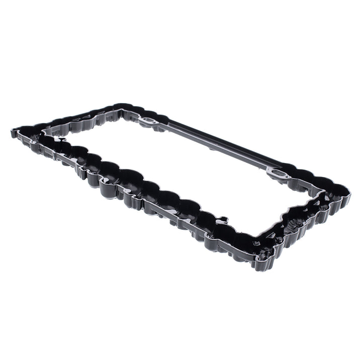 Skull License Plate Frame - Black