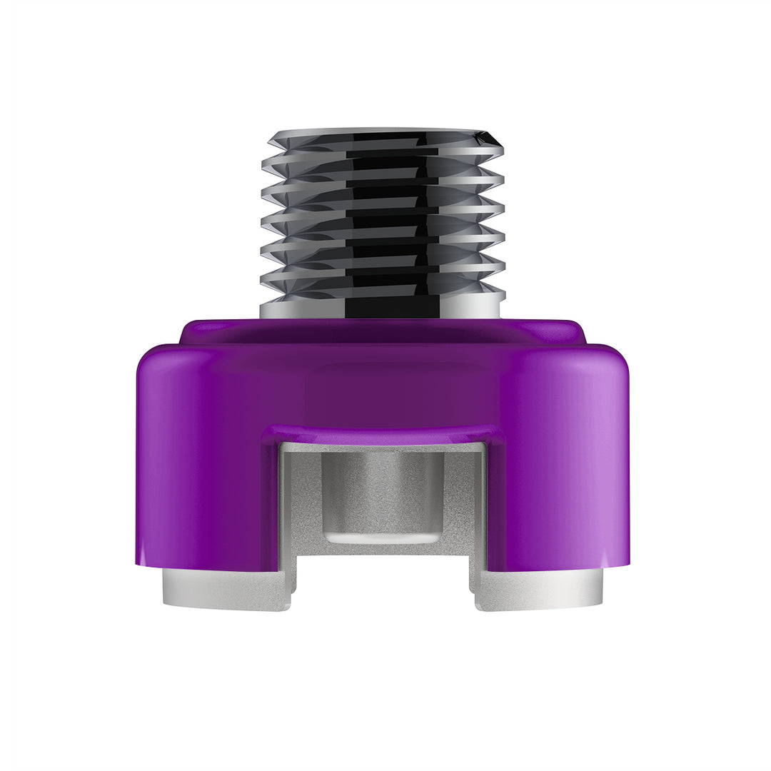 M30 x 3.5 Thread-On Shift Knob Mounting Adapter For Eaton Fuller Style 13/15/18 Shifter - Candy Purple