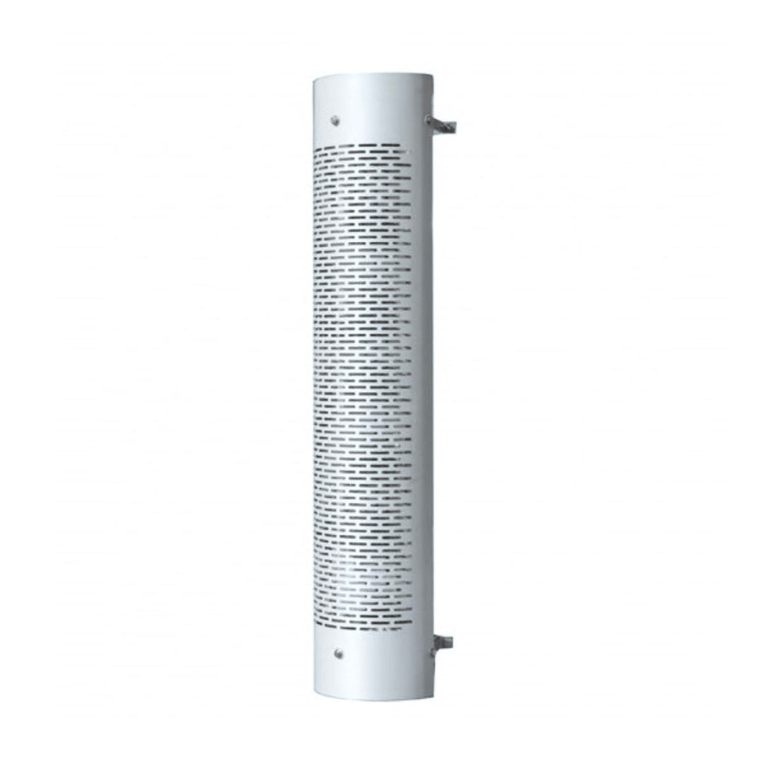 48" Tall 270 Degree Stainless Exhaust Muffler Shield For 9" Diameter Exhaust - Horizontal Slot