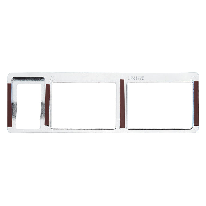Chrome Plastic 7 - Rocker Switch Bezel For 2013-2021 Peterbilt 579