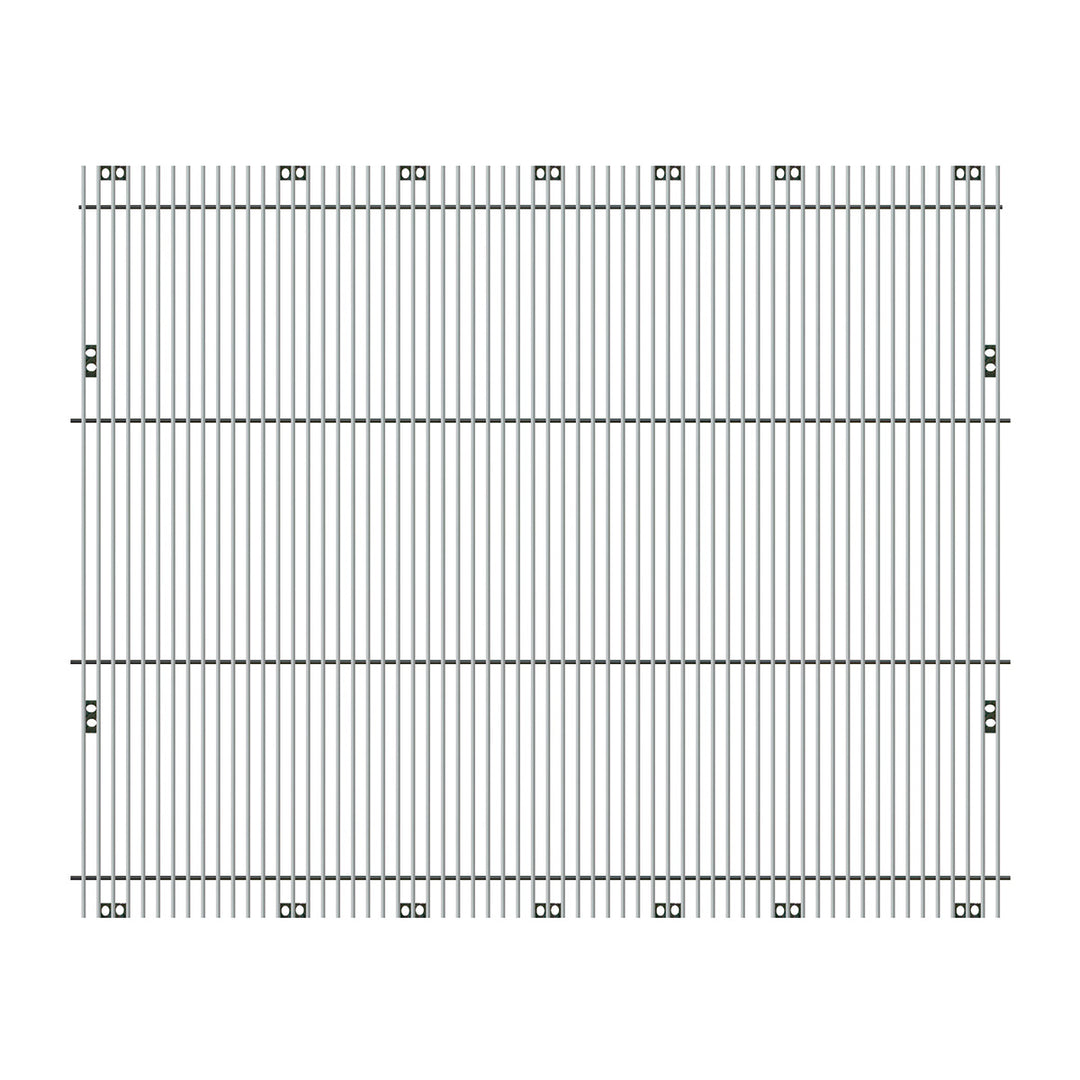 Aluminum Billet Style Grille Insert With Vertical Bars For Peterbilt 379 Extended Hood