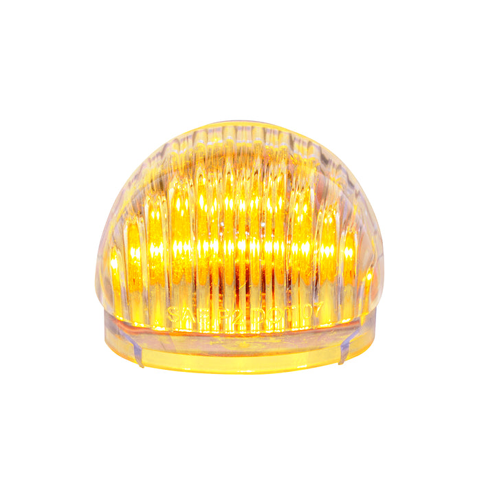 5 LED Dual Function Guide Headlight Turn Signal Light - Amber LED/Clear Lens (Bulk)