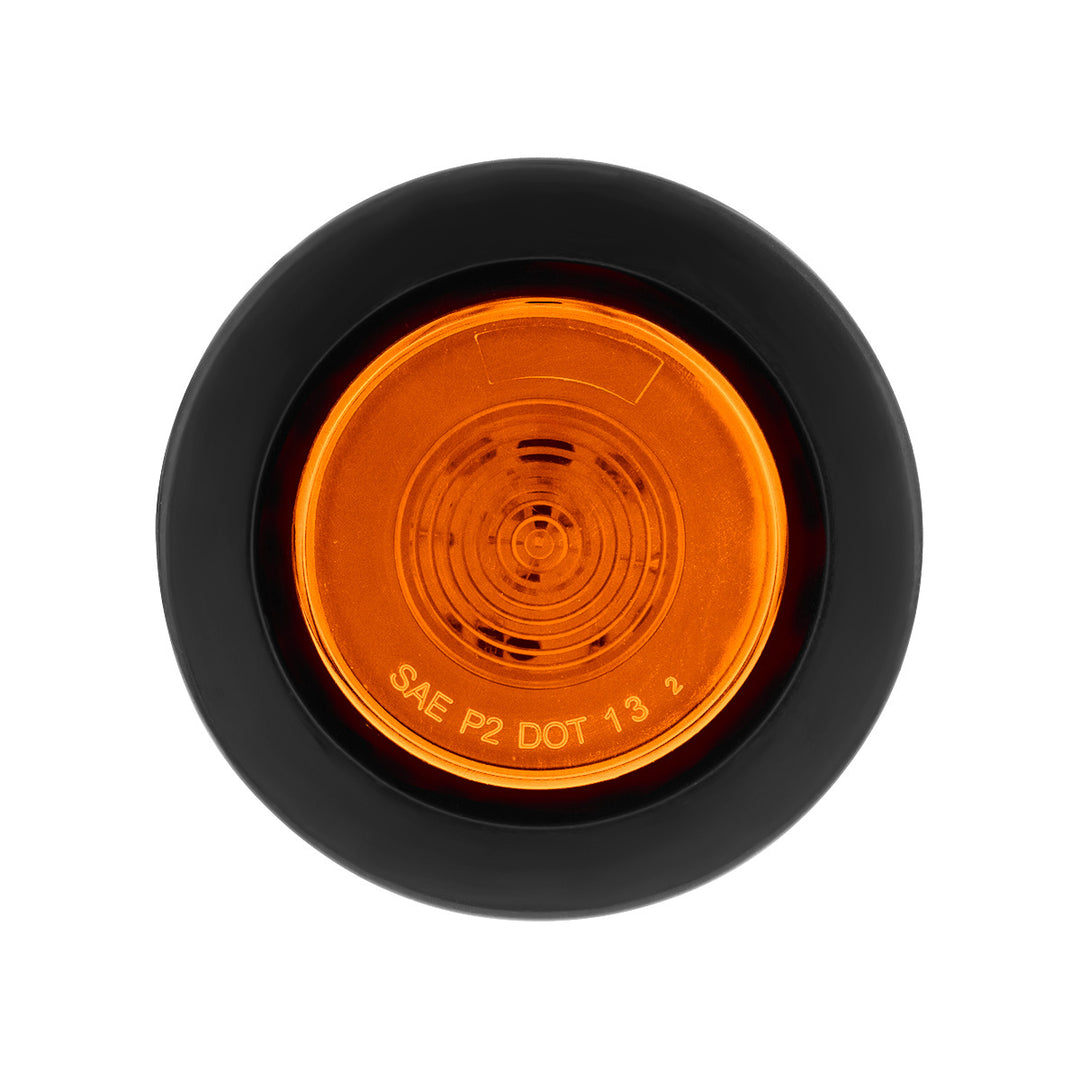9 LED 2-1/2" Round GloLight Kit (Clearance/Marker) - Amber LED/Amber Lens