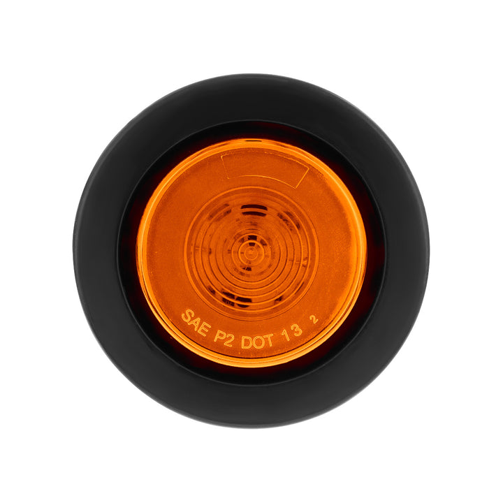 9 LED 2-1/2" Round GloLight Kit (Clearance/Marker) - Amber LED/Amber Lens