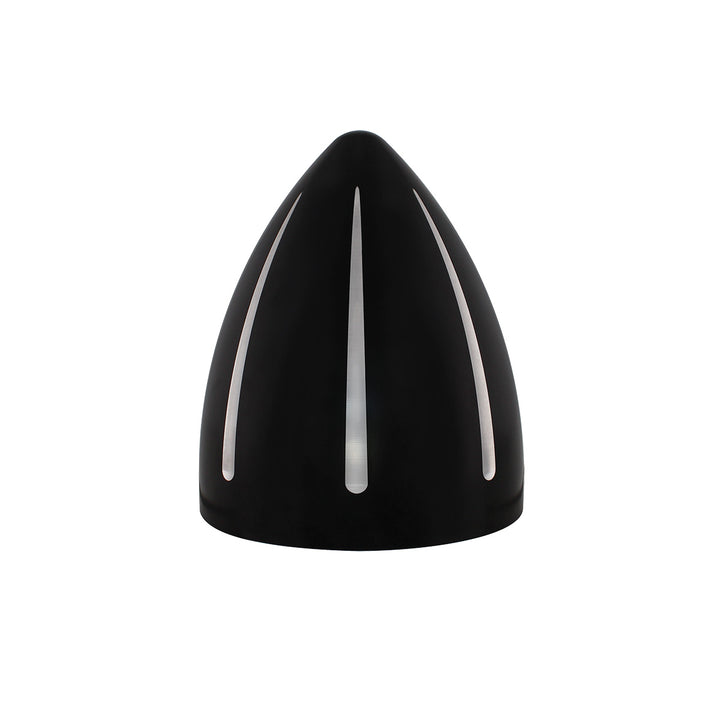 Black "Billet" Style Groove Headlight H4 Bulb With 34 White LED