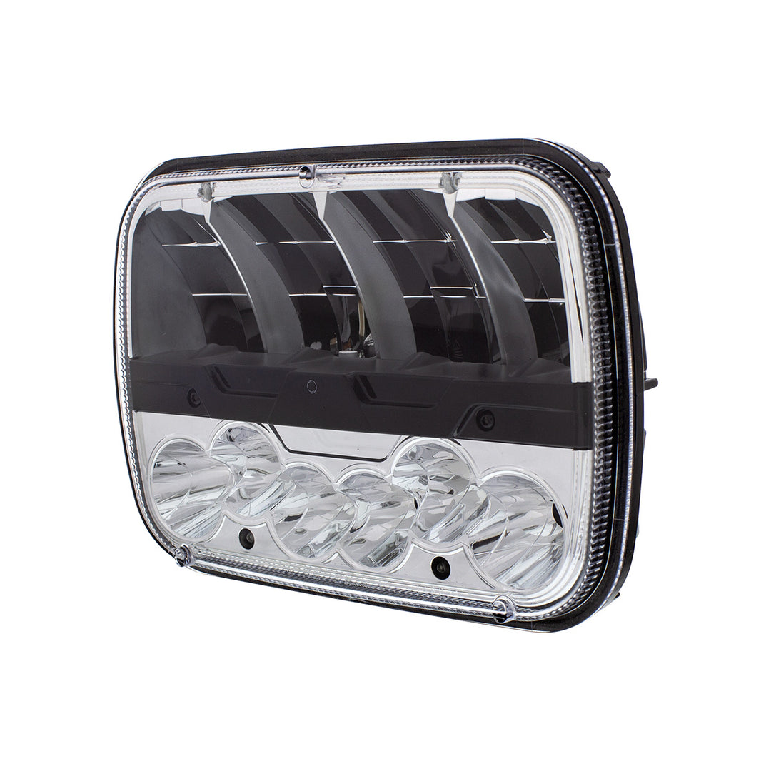 ULTRALIT - High Power LED 5" x 7" Headlight With Polycarbonate Lens &amp; Housing