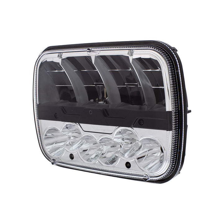 ULTRALIT - High Power LED 5" x 7" Headlight With Polycarbonate Lens &amp; Housing