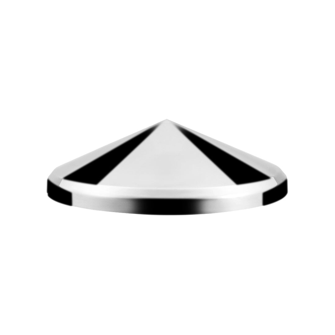 Chrome Pointed Rear Axle Hubcap Only for 10261 &amp; 10278