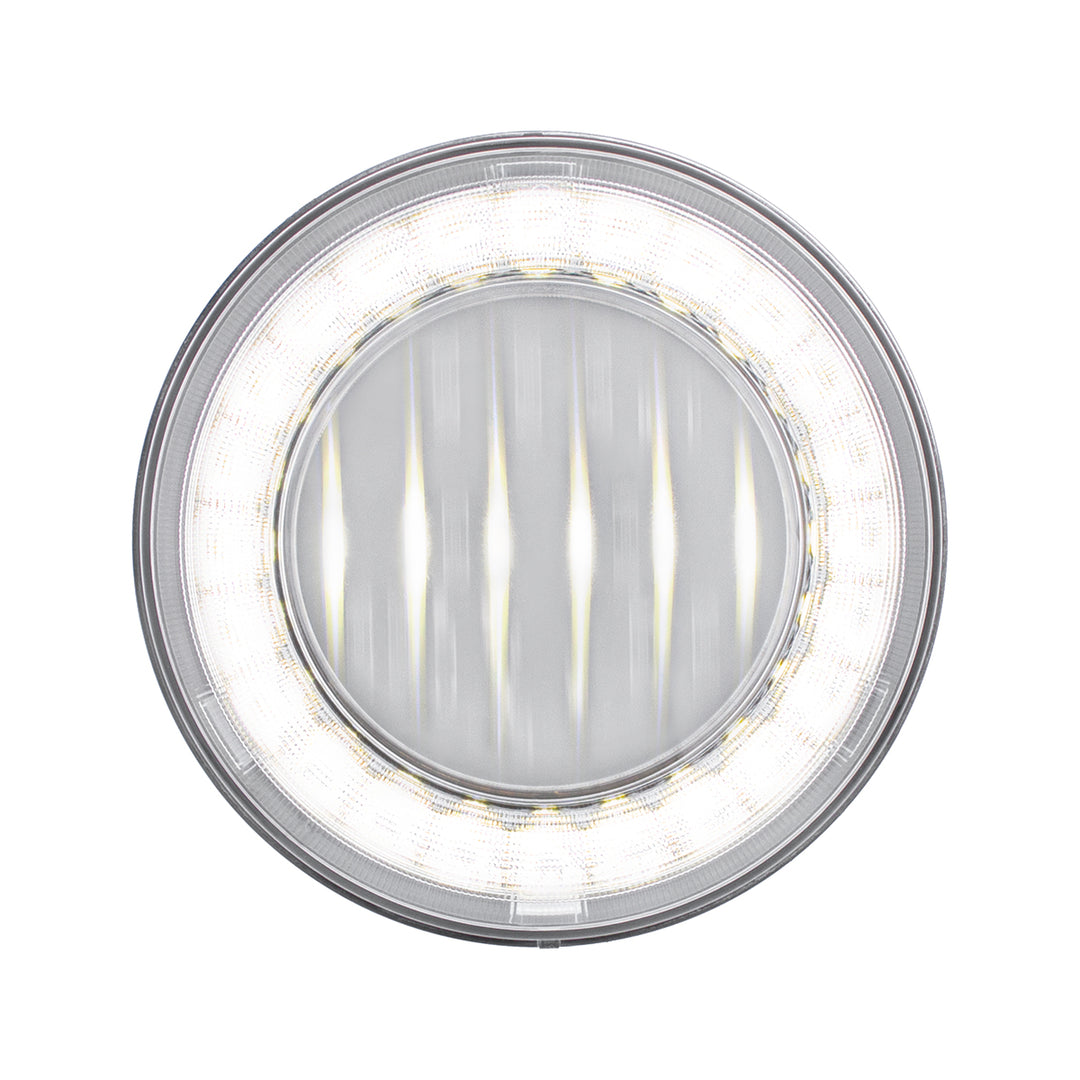 30 LED 4" Round Lumos Light I - Series (Back-Up) - White LED/Clear Lens
