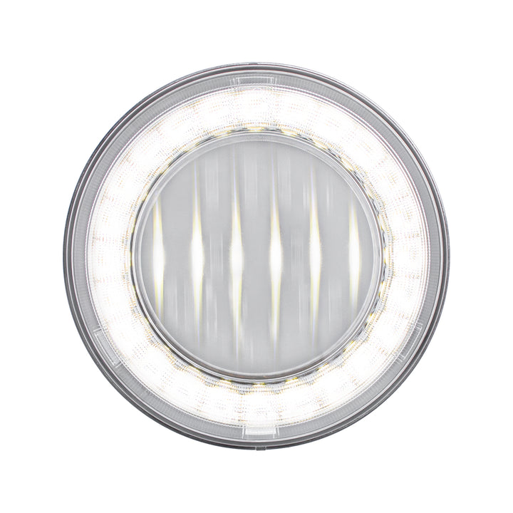 30 LED 4" Round Lumos Light I - Series (Back-Up) - White LED/Clear Lens
