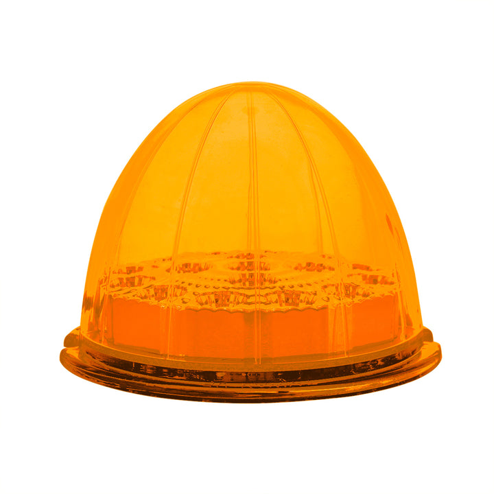 17 LED Dual Function Reflector Cab Light - Amber LED/Amber Lens (Bulk)