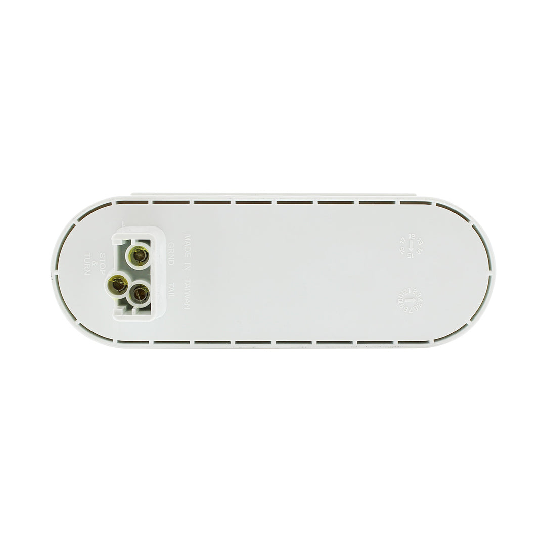 35 LED 6" Oval Sequential Turn Signal Light - Amber LED/Amber Lens (Bulk)
