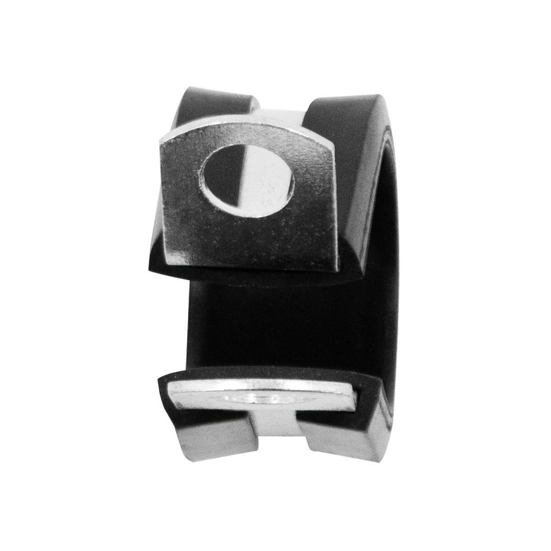 1" I.D. Santoprene Insulated Clamps w/ 1/4" Mounting Hole (10-Pack)