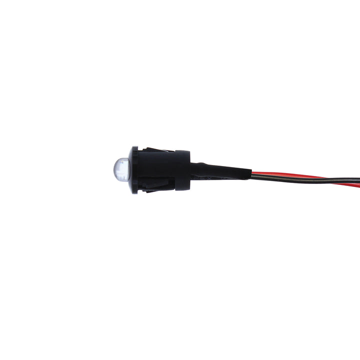 Single LED Snap - In Indicator Light - Blue/Clear (Bulk)