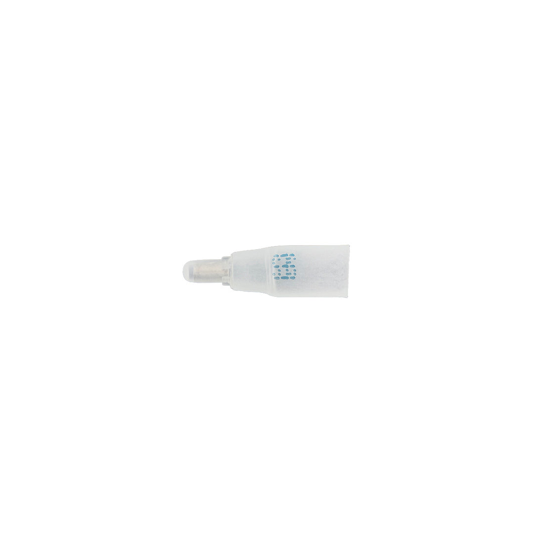 22-14 AWG CS Closed - End Heat Shrink Connector - Clear w/ Blue Dash (5-Pack)