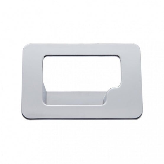 Chrome Plastic Glove Box Latch Trim For Peterbilt 389 (2008+), 387 (2001-2010), &amp; Kenworth T600 (2002-2006)