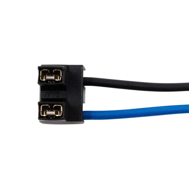 2 - Wire Universal H7 Halogen Bulb Headlight Connector. Two Pins at 90° Angle