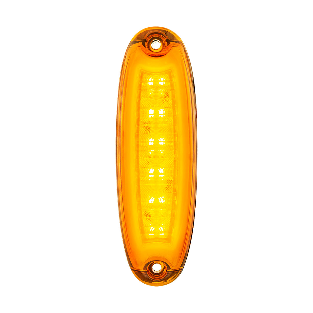 12 LED Cab Light For 2008-2017 Freightliner Cascadia - Amber LED/Amber Lens