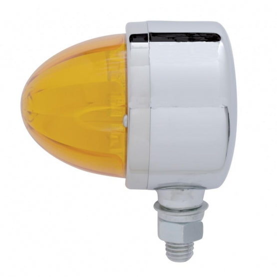 17 LED Dual Function Watermelon Single Face Light - Amber LED/Amber Lens