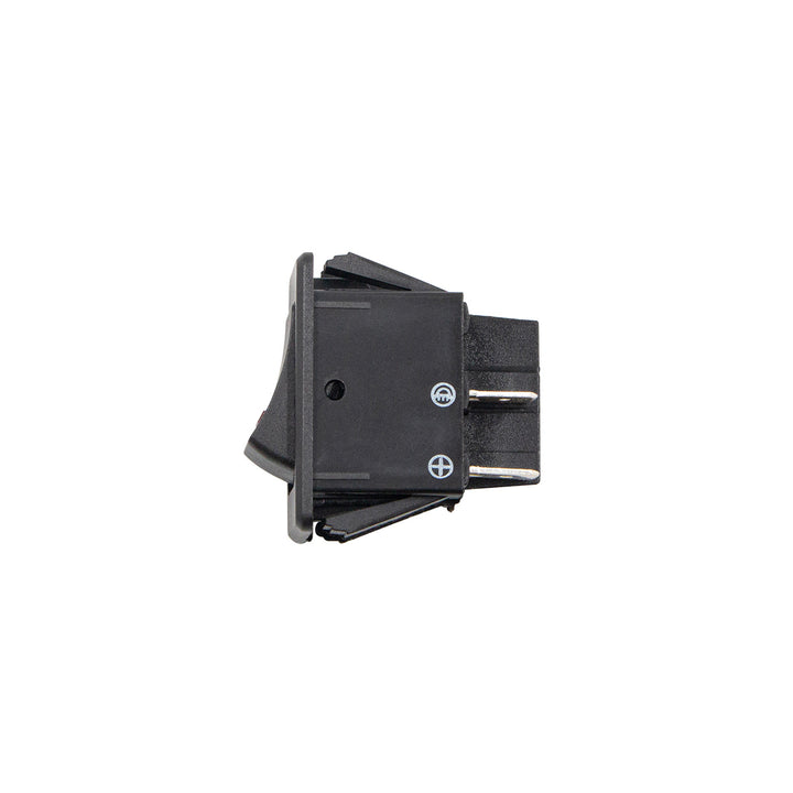 Black Rocker w/Red LED 16 Amp 12V S.P.S.T. On/Off 1 Pc.