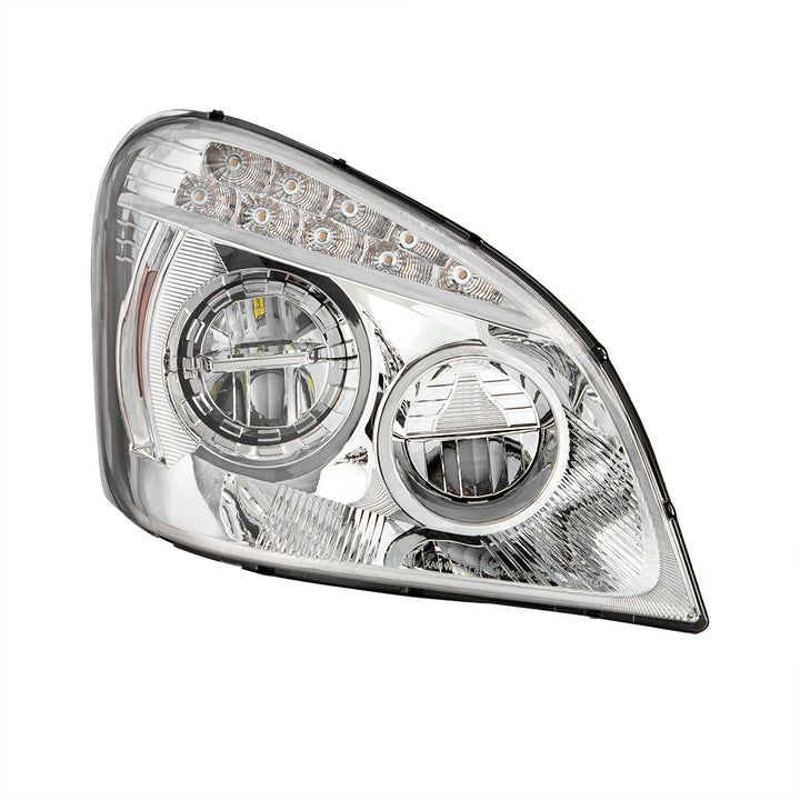 Chrome LED Headlight For 2008-2017 Freightliner Cascadia - Passenger