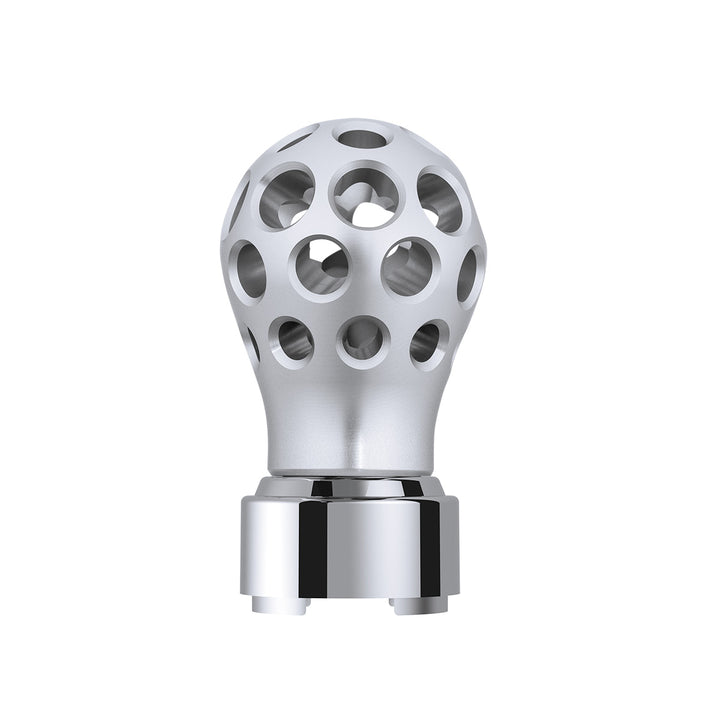 Thread-On Annodized Phoenix Style Ball Gearshift Knob With LED 9/10 Speed Adapter - Green LED