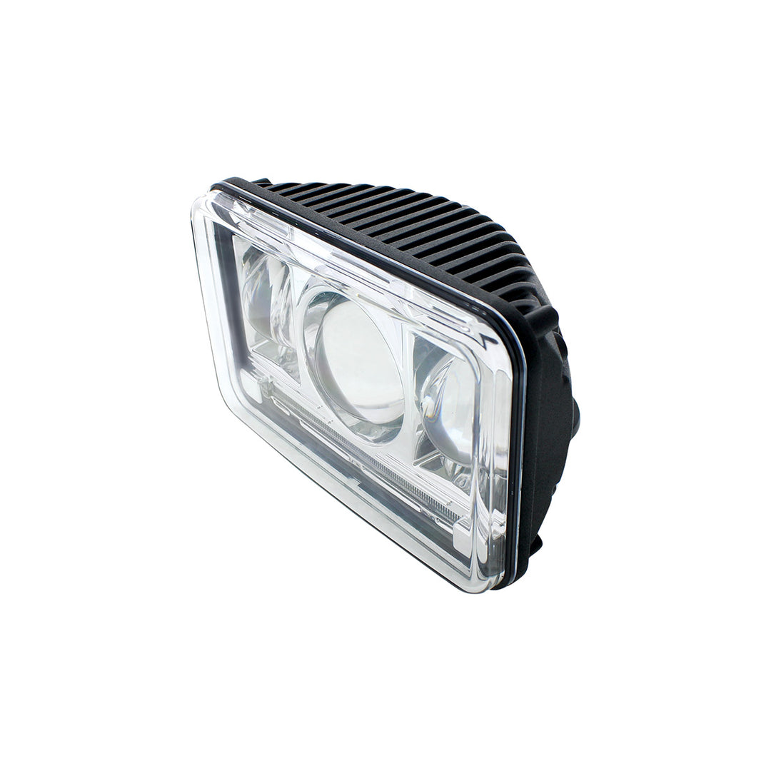 ULTRALIT - 11 High Power LED 4" x 6" Projection Headlight - High Beam