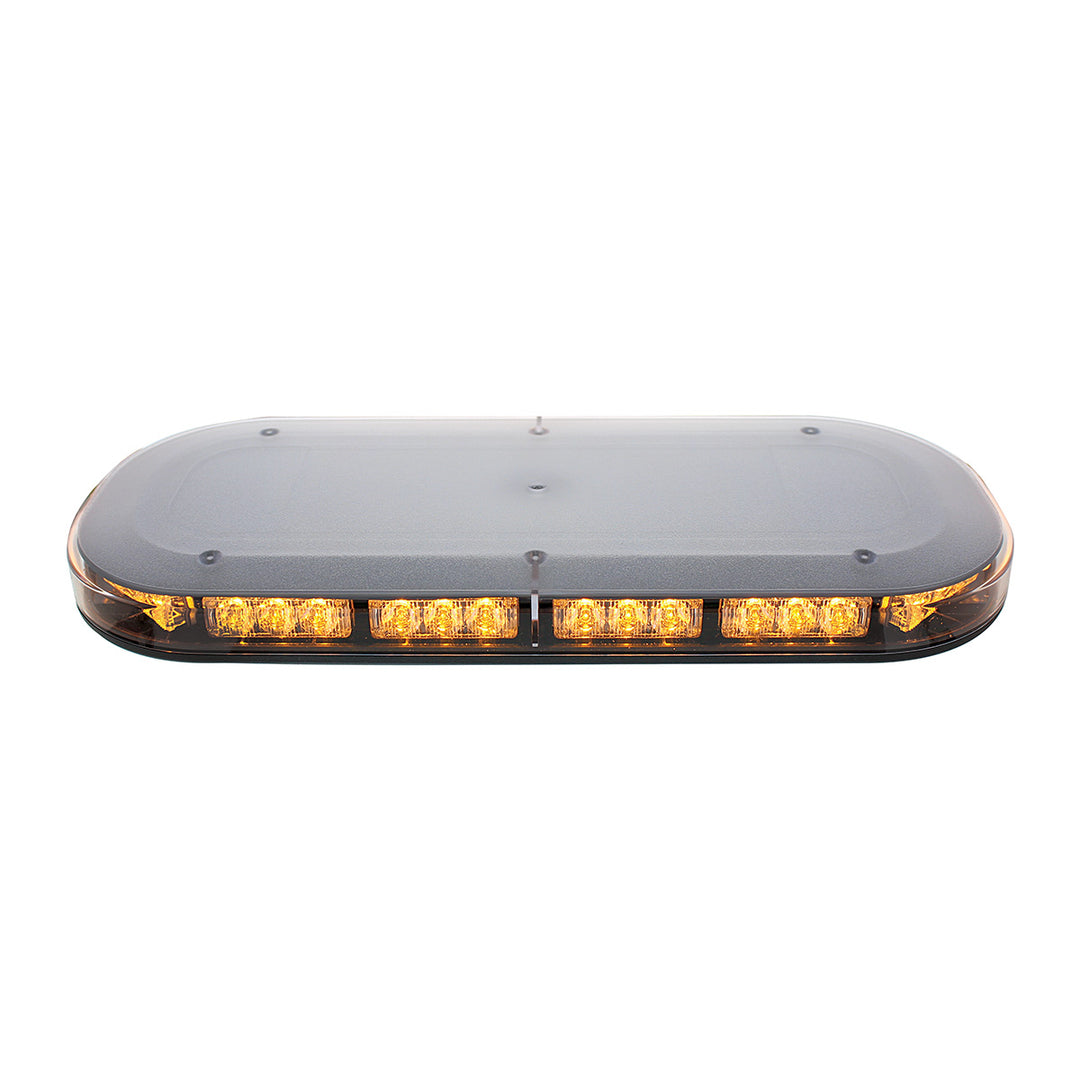 42 High Power LED Micro Warning Light Bar With Clear Lens - Magnet Mount