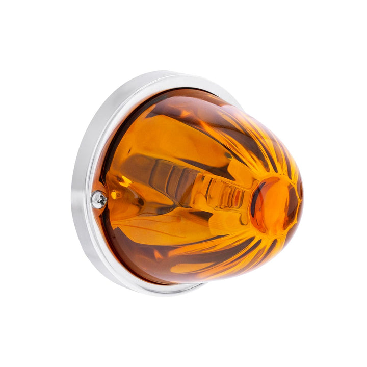 UltraBurst Glass Watermelon Light Flush Mount Kit - Amber LED/Amber Lens