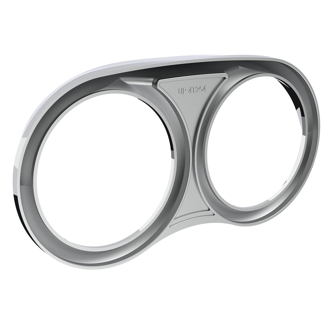 Dual Gauge Cluster Bezel With Visor For 2006+ Peterbilt