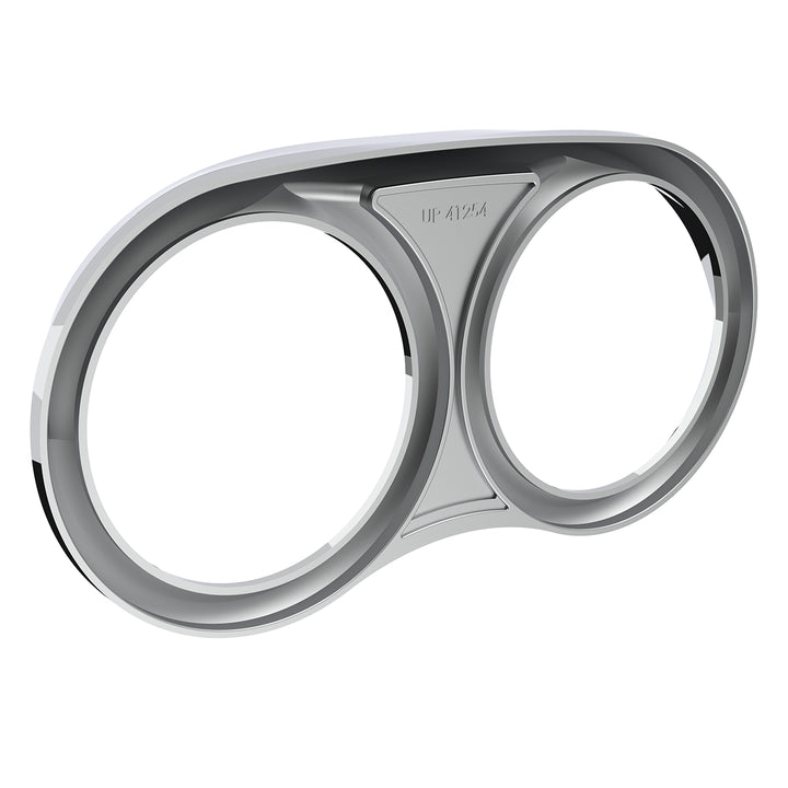 Dual Gauge Cluster Bezel With Visor For 2006+ Peterbilt