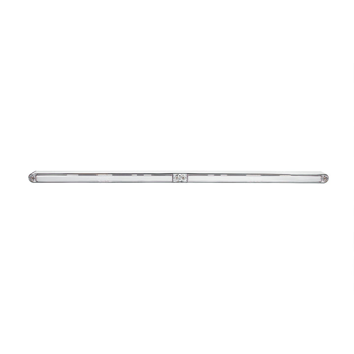 Dual 24 LED Dual Function 12" GloLight Bar With Bezel - Red LED/Clear Lens