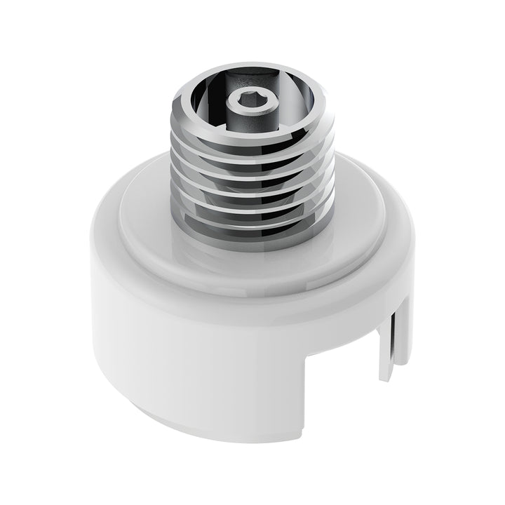 M30 x 3.5 Thread-On Shift Knob Mounting Adapter For Eaton Fuller Style 13/15/18 Shifter - Pearl White