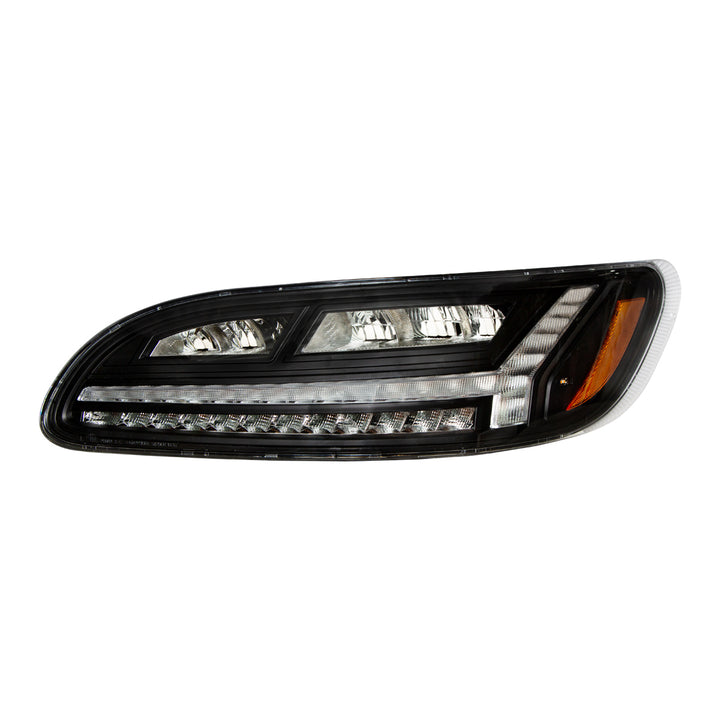 Blackout 6 LED Headlight For Peterbilt 386 (2006-2016) &amp; 387 (2000-2011) - Driver
