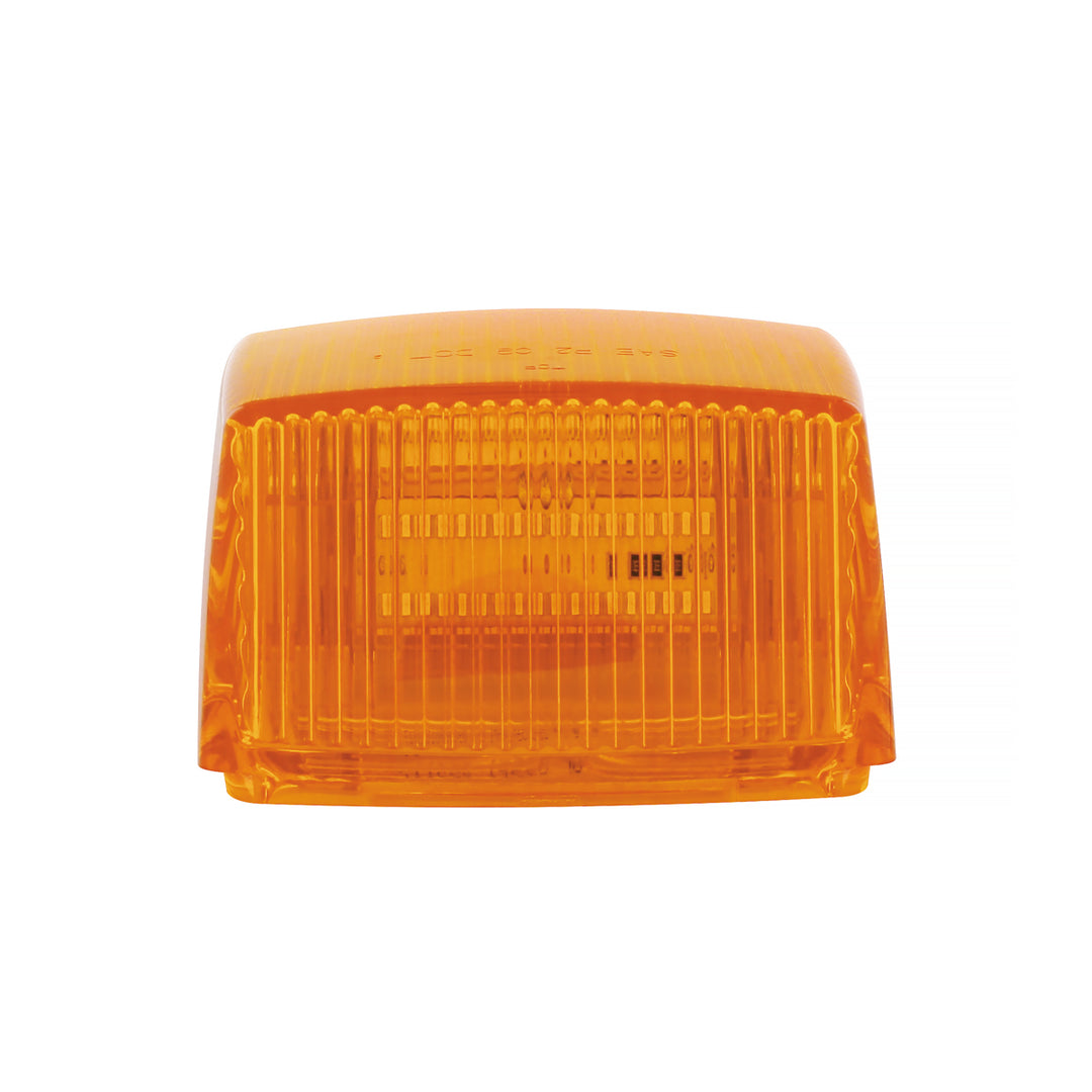 36 LED Square Cab Light - Amber LED/Amber Lens