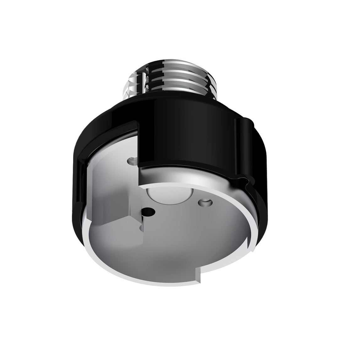 M30 x 3.5 Thread-On Gearshift Adapter W/LED Mount For Eaton - Fuller 13/15/18 Speed - Matte Black