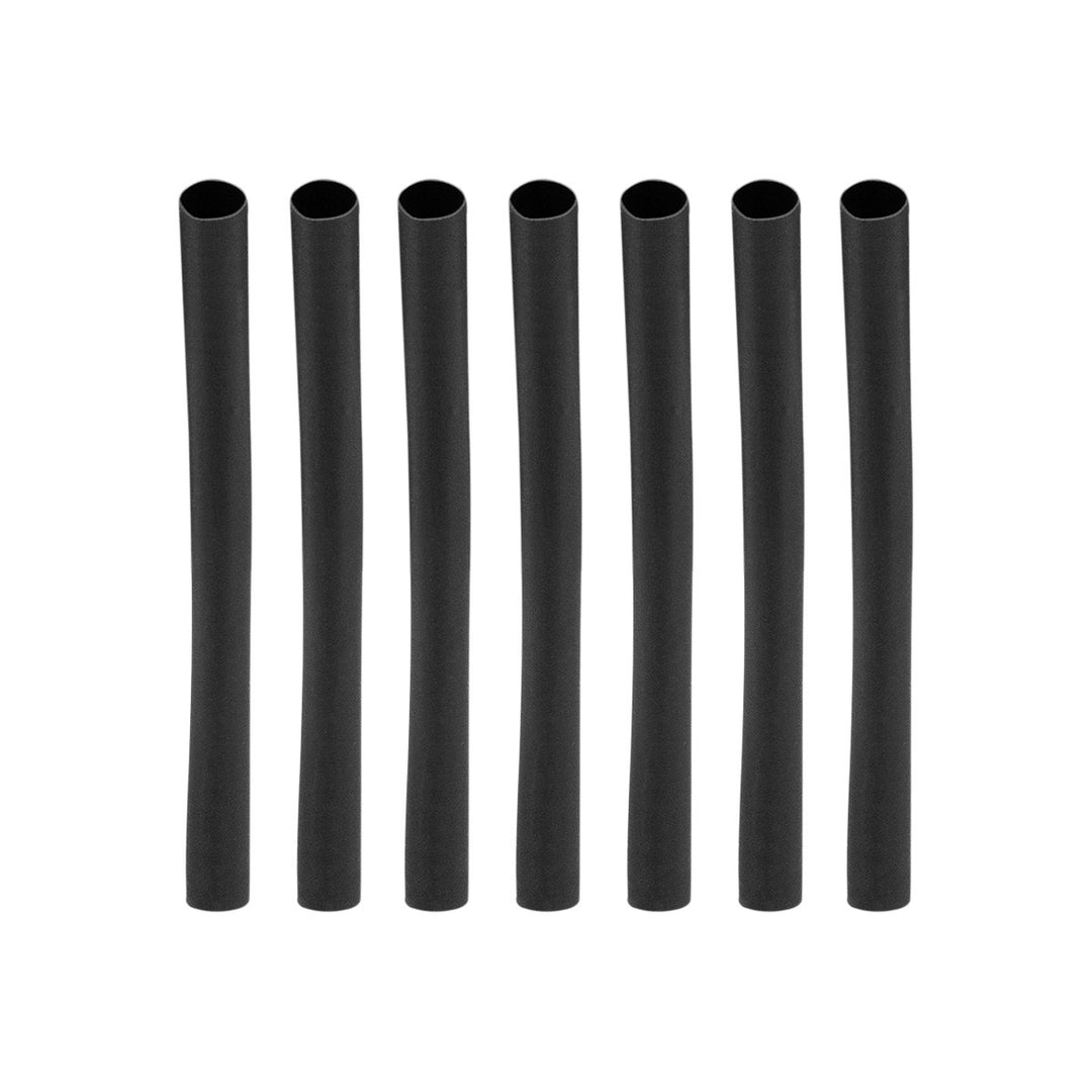 3/16" I.D. Black Heat Shrink Tubing, 4" Long (7-Pack)
