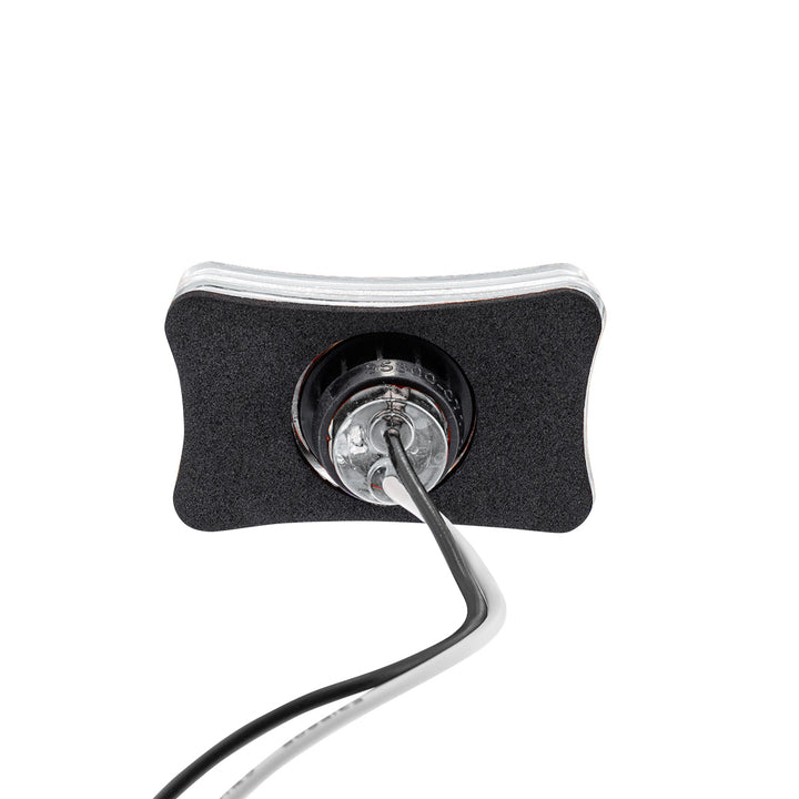 3 LED Rectangular Auxiliary Light - White LED/Clear Lens