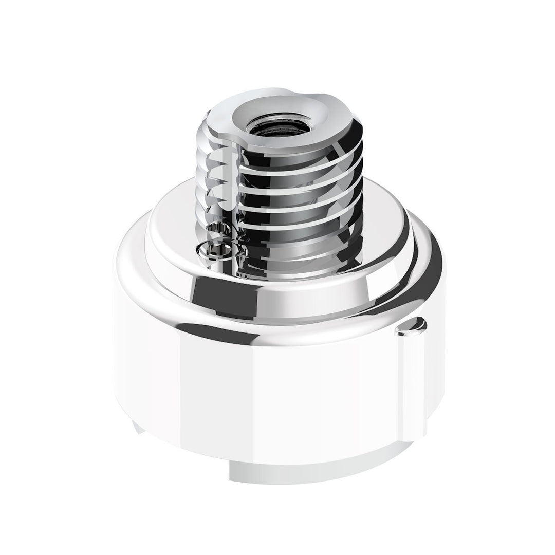 M30 x 3.5 Thread-On Gearshift Adapter W/LED Mount For Eaton - Fuller 9/10 Speed - Pearl White
