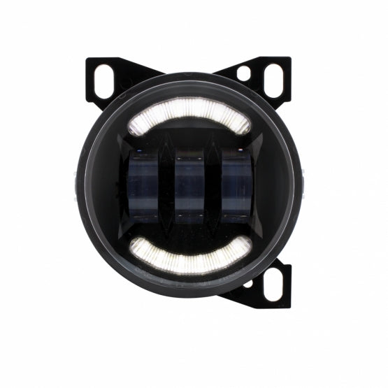 18 LED Fog Light With LED Light Bar For Peterbilt 579 (2012-2021) &amp; Kenworth T660 (2007-2017) - Black