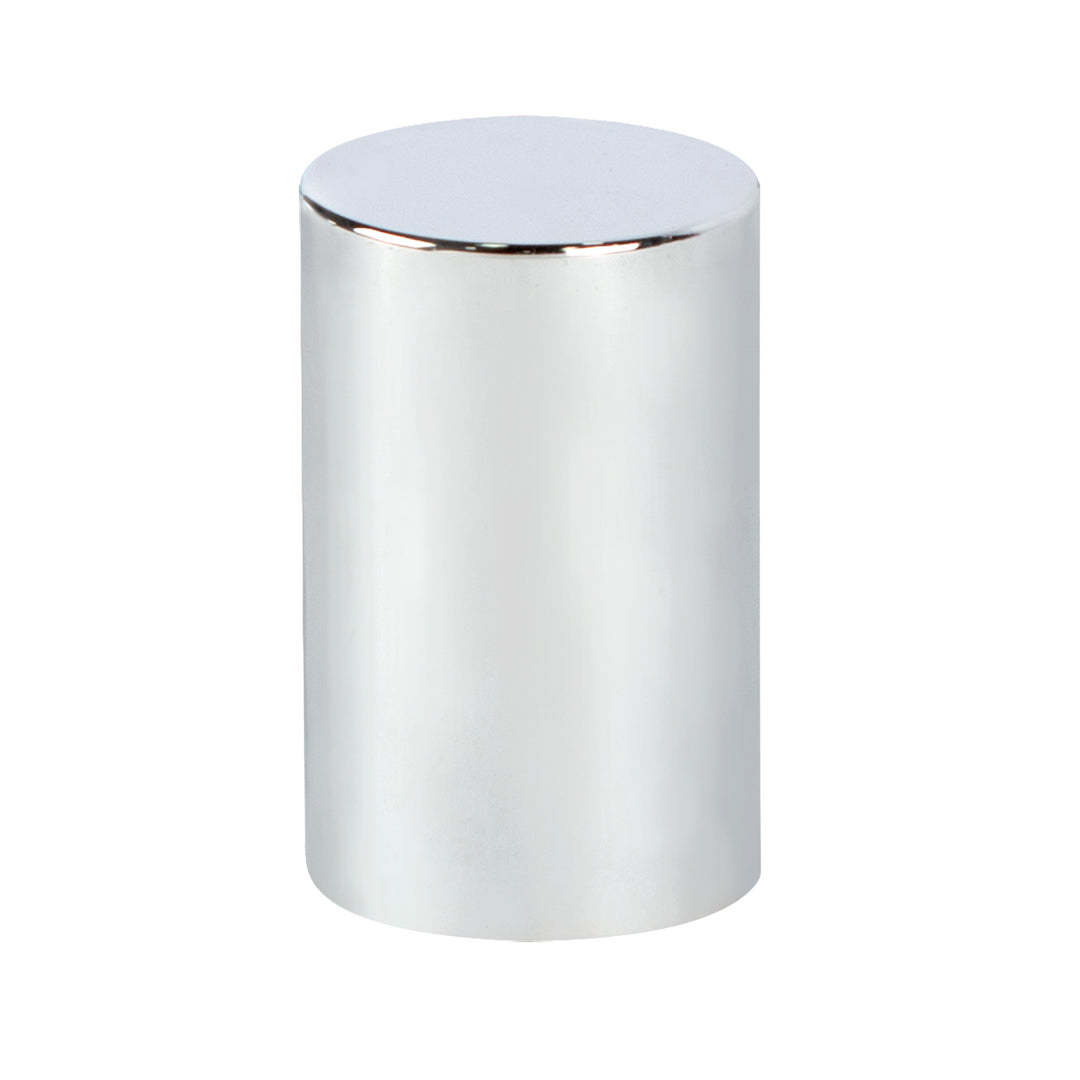 Chrome Cylinder Hubcap Nut Cover For 1999-2018 Chevy &amp; GMC 2500/3500 - Push-On (Color Box of 32)