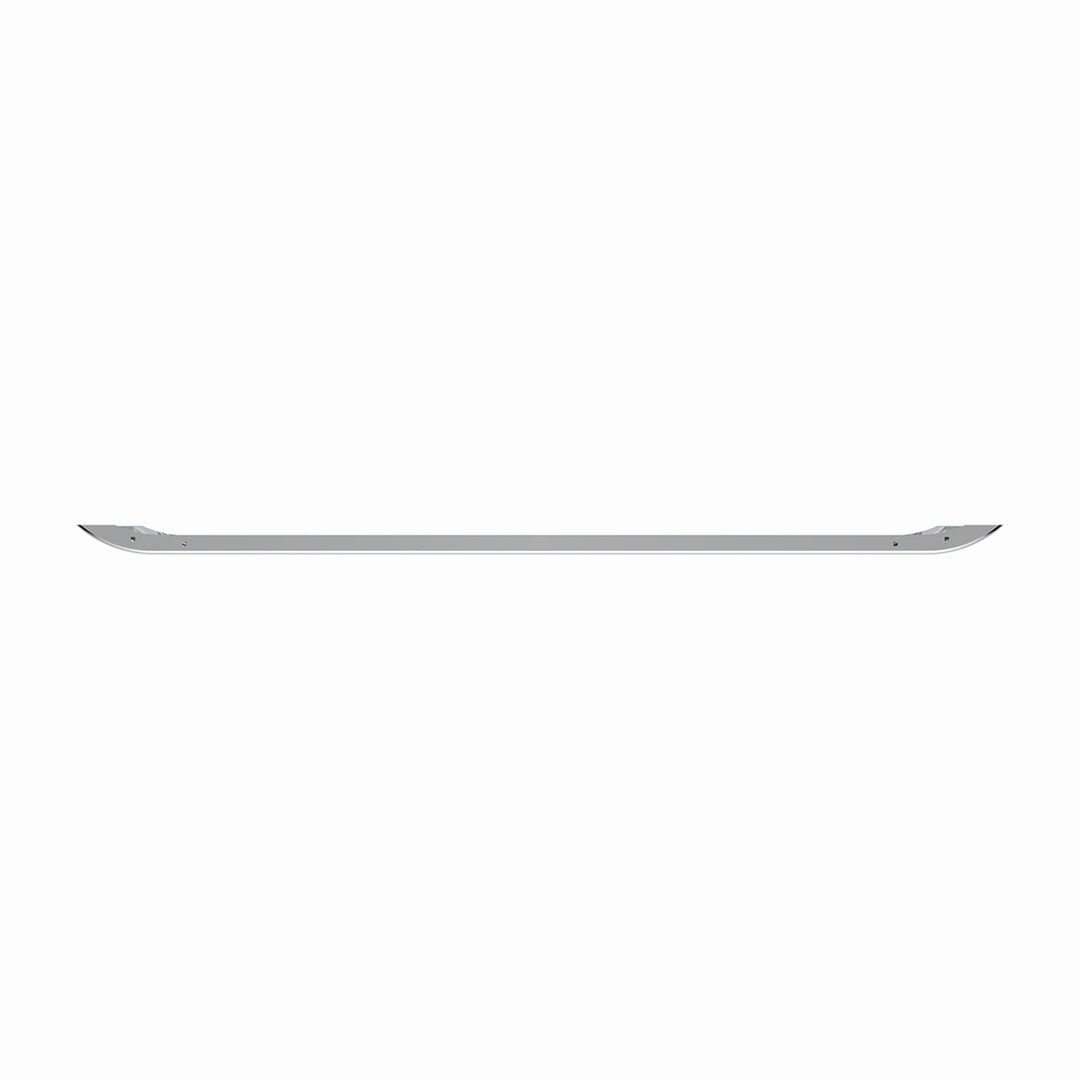 Stainless Steel Clad Aluminum Bumper For 1987-2007 Peterbilt 379 - Curved Ends