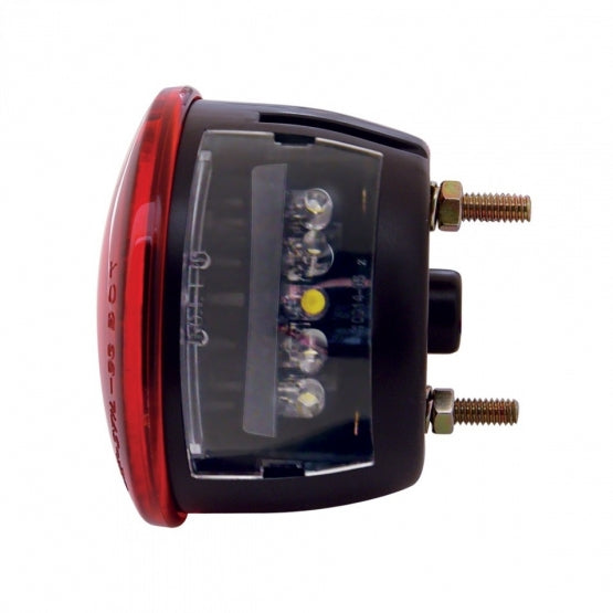 19 LED Stud Mount Light With License Light (Stop, Turn &amp; Tail) - Driver (Bulk)
