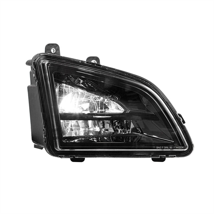 Black LED Driving &amp; Fog Light For 2018-2024 Volvo VNL - Passenger - Competition Series
