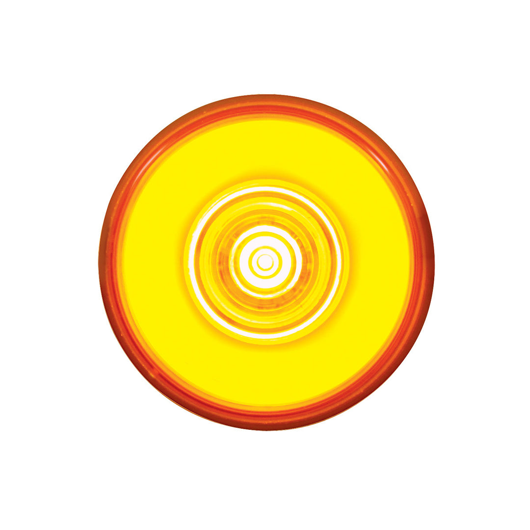 6 LED 2" Round GloLight (Clearance/Marker) - Amber LED/Amber Lens (Kit)