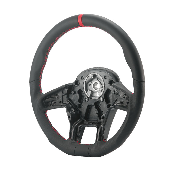 18" YourGrip GT PRO Leather Steering Wheel For 2012-2021 Peterbilt 579 &amp; 2013-2021 Kenworth T680 - Black