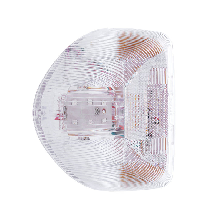 31 LED Turn Signal Light For 1987-2007 Peterbilt 379/378/357 - Amber LED/Clear Lens