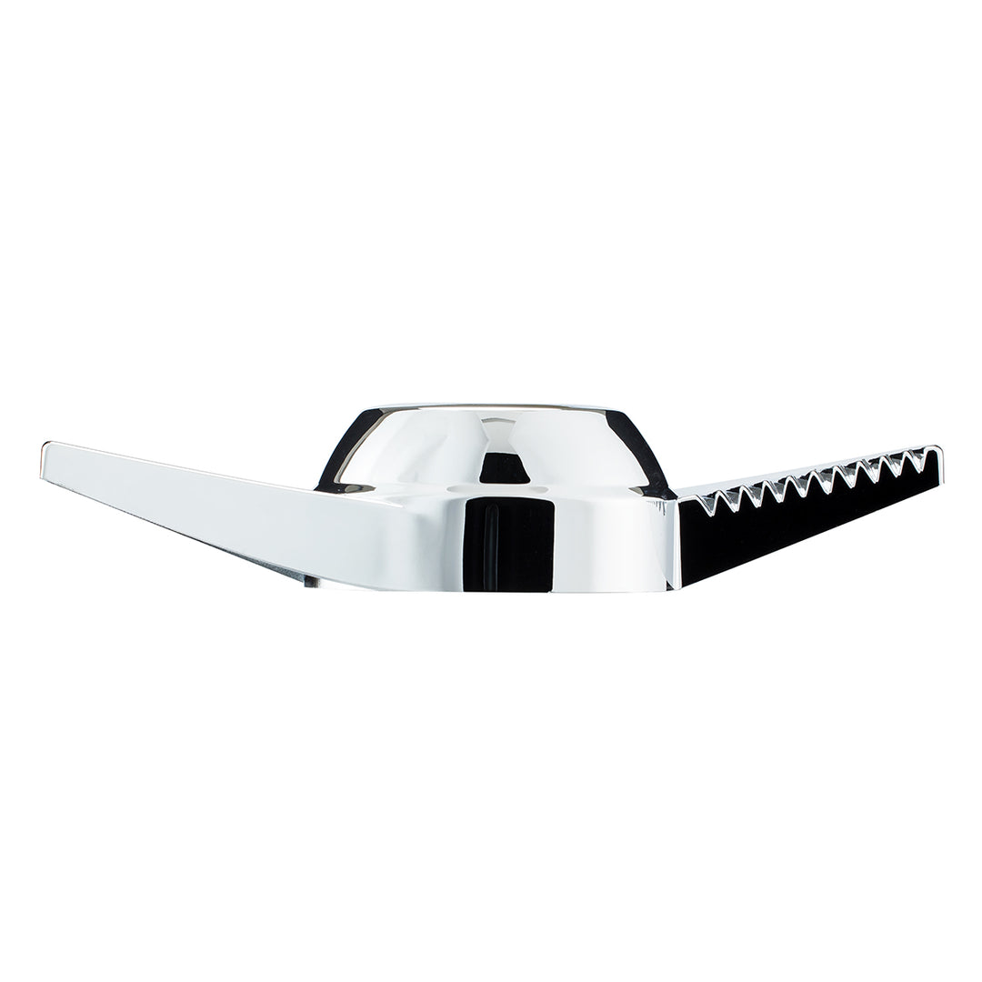 Chrome Plastic 2 - Bar "Groovy" Hubcap Spinner